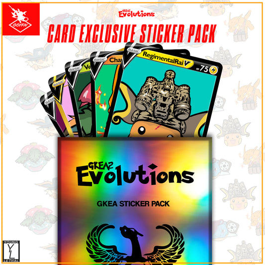 STICKER PACK | POGEMON EVOLUTIONS Card Exclusive