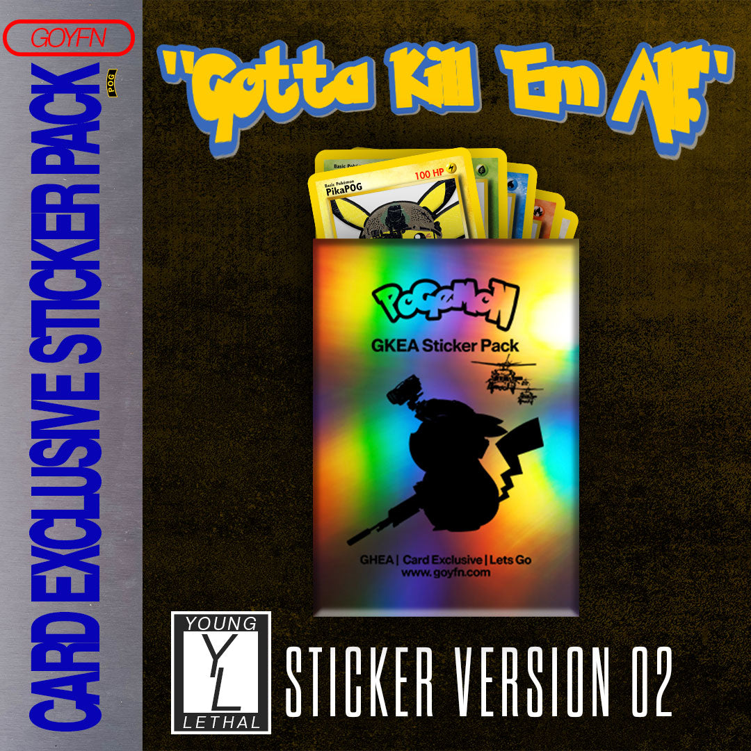 STICKER PACK | POGEMON Card Exclusive